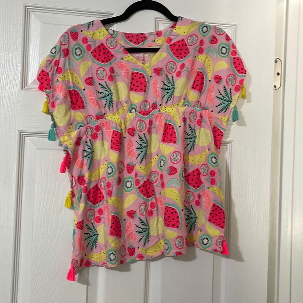 Girls swim poncho